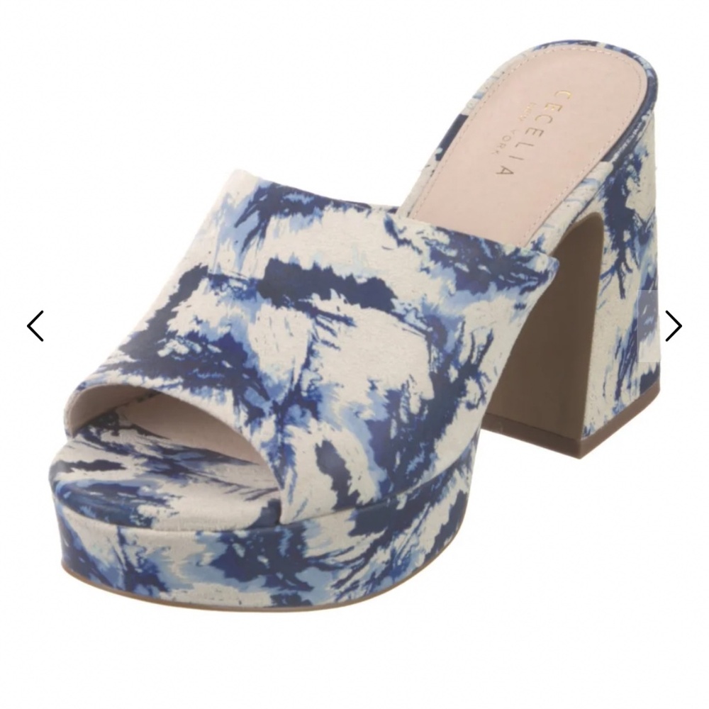 Cecelia New York Plexy Leather Mules